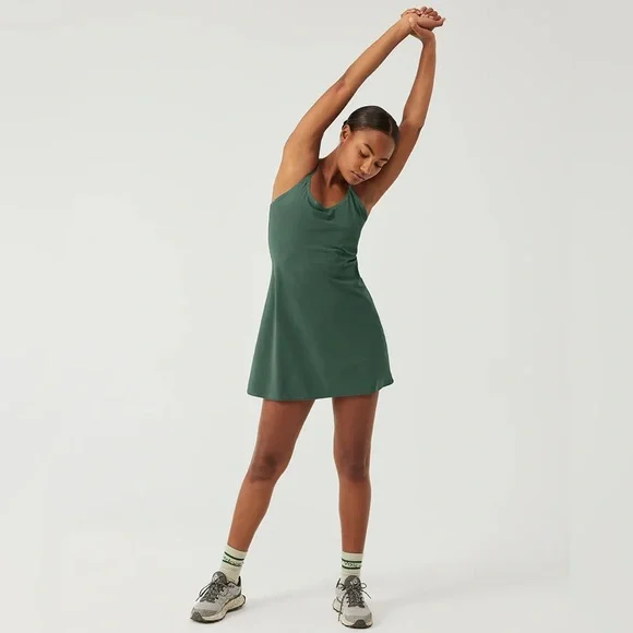 Outdoor Voices - The Exercise Dress - Evergreen, Size XXS - Picture 2 of 14